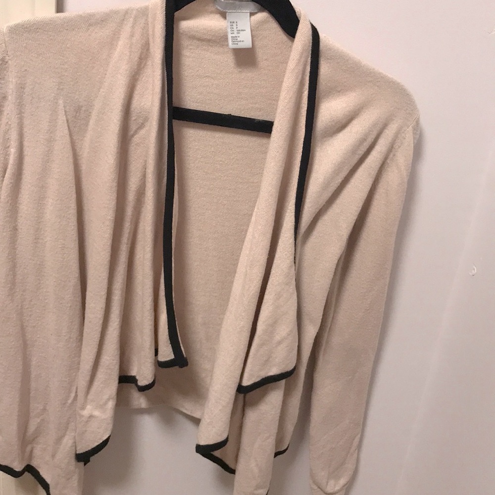 Black and light pink/beige cardigan!